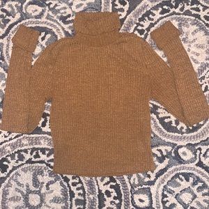 SHEIN Crop Long sleeve Turtleneck